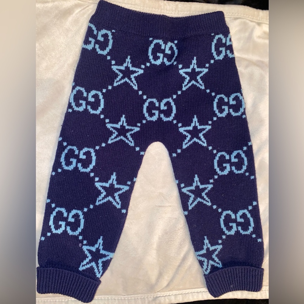 Gucci Kids GG Stars Knitted Pants